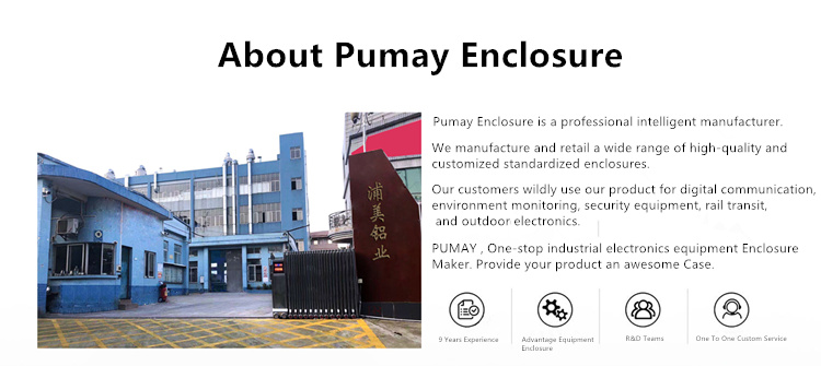 PB094  107*47.3-L Electrical IP68 aluminum stainless steel waterproof Outdoor projector Screen Cabinet Electric Meter Box Metal