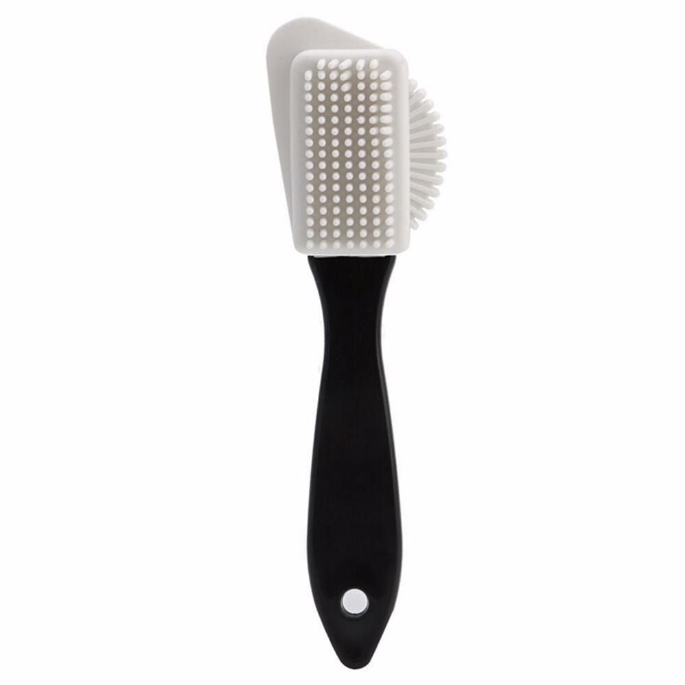 New Hot 3 Side Shoe Cleaning Brush Suede Nubuck S Shape Boot Shoes Cleaner Wholesale