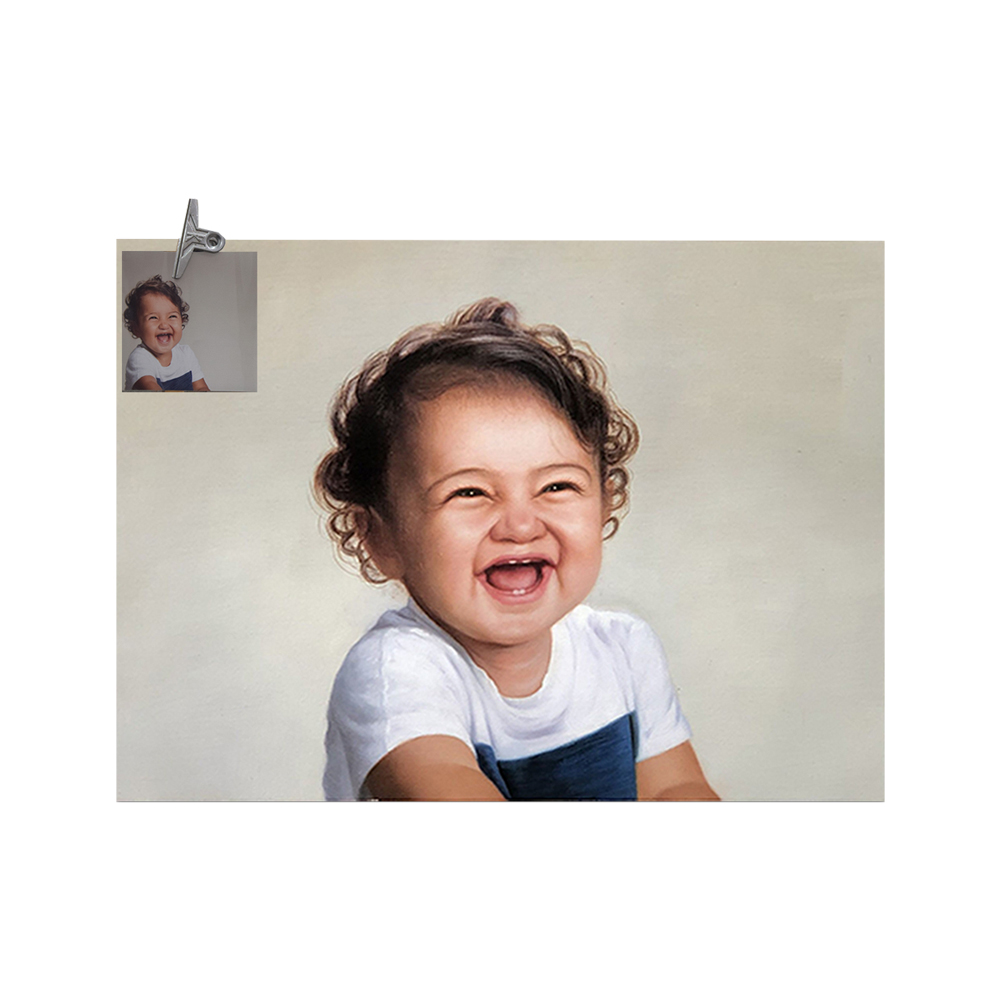 Customized hand made wall art interior decoration acrylic Character Portrait Painting