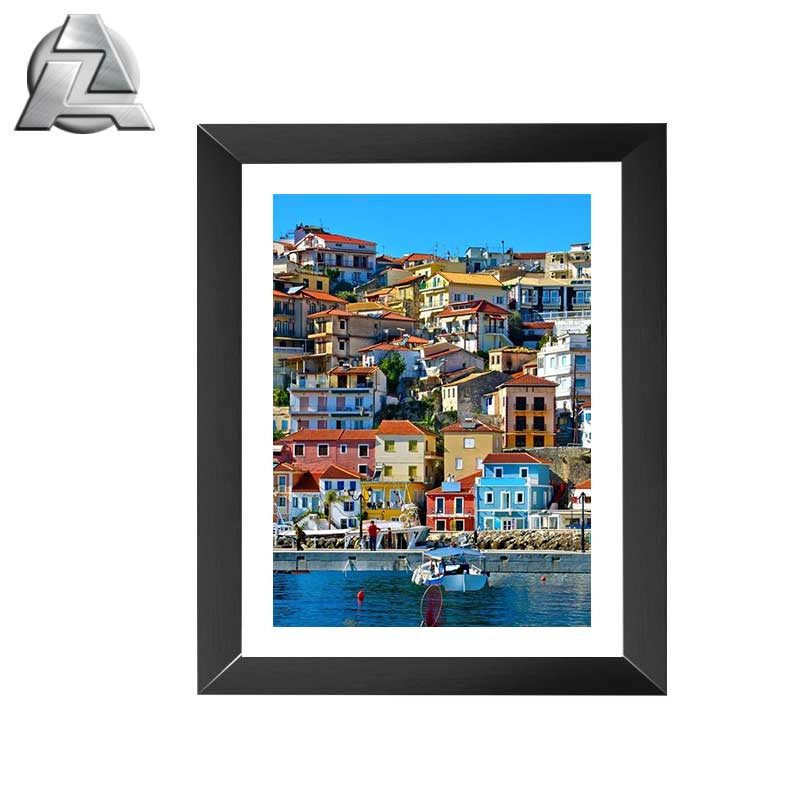 Wholesale ZJD-PF939 anodized black bulk A4 aluminium alloy bilderrahmen picture photo frame
