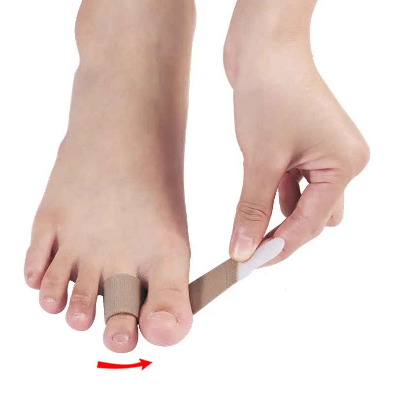 Toe Tapes Flesh Colored Toe Wrap Splints for Crooked Curled Bent Toes