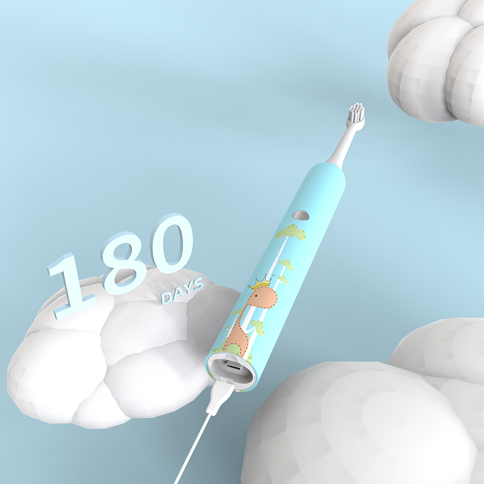 AIWO Sonic Rechargeable Waterproof Battery Powered Electric Toothbrush