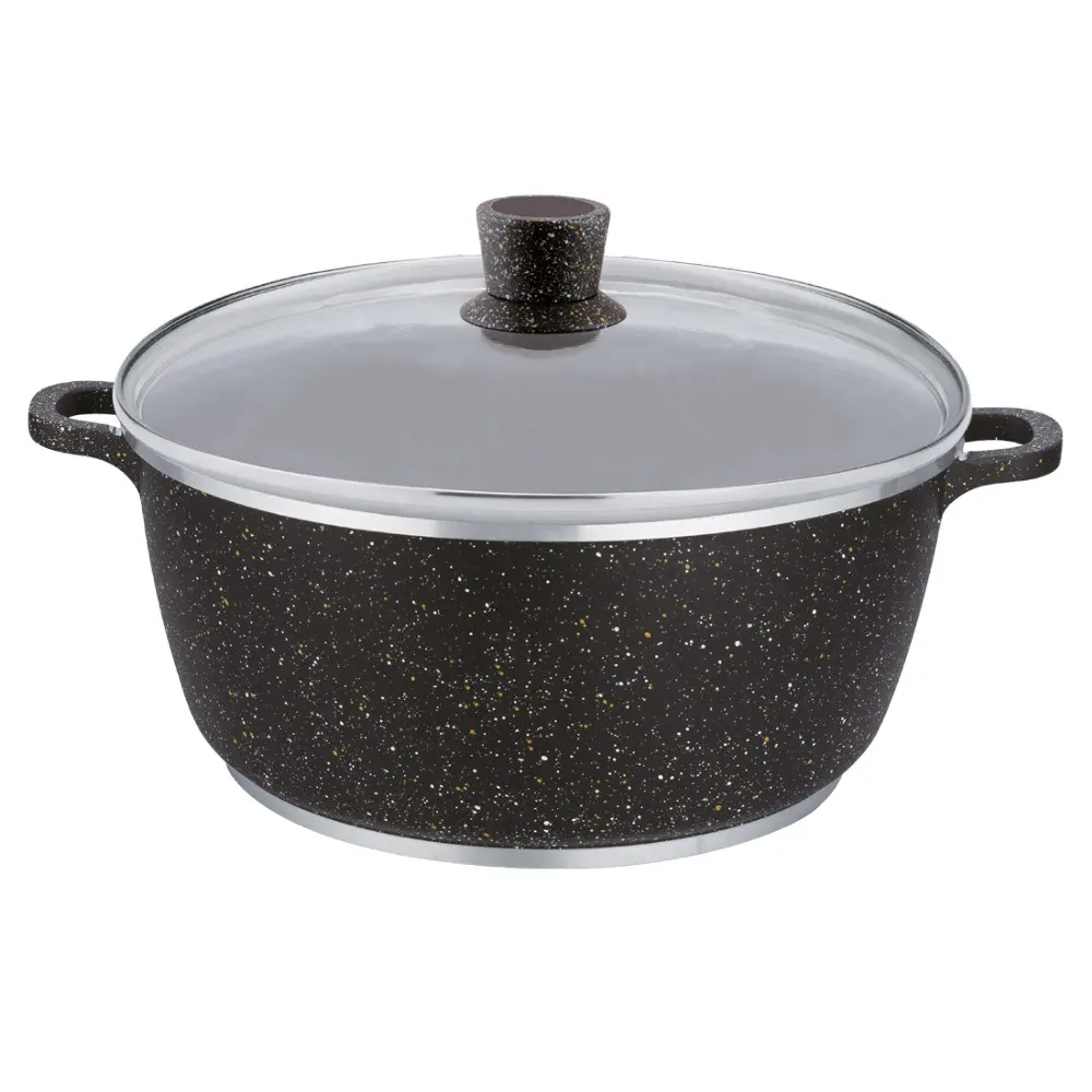 Diecast Aluminum Nonstick Coating Induction Bottom Soup Pot Cookware