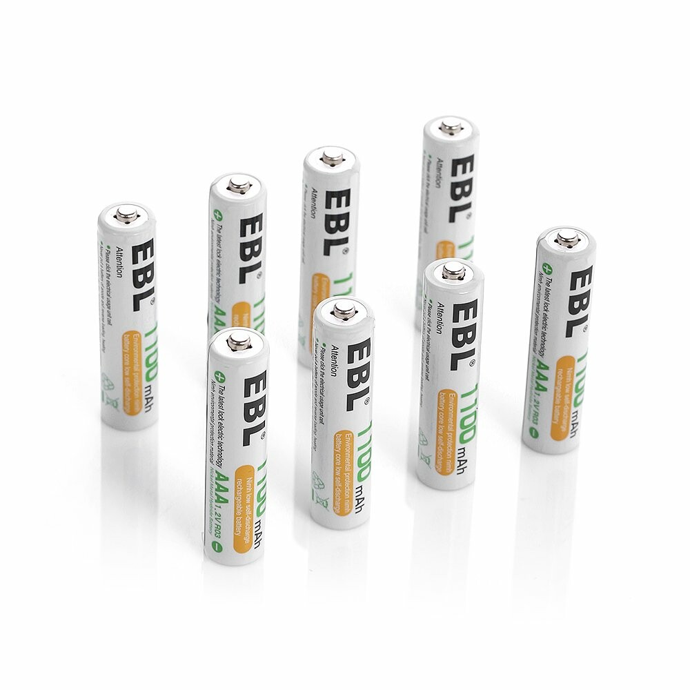 Перезаряжаемая батарея Ni-MH EBL 1,2 V 1100mAh aaa с сертификацией RoHS