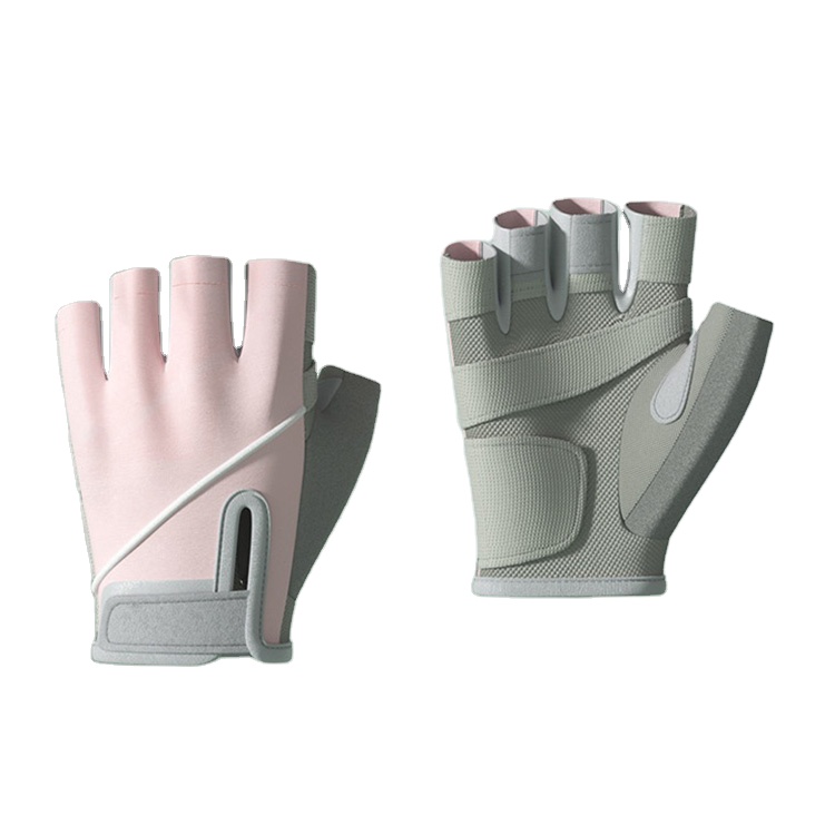 Universal Wrist Guards Non-slip Polyester Half-finger Weightlifting Pull-ups Training To Protect Fitness Gloves