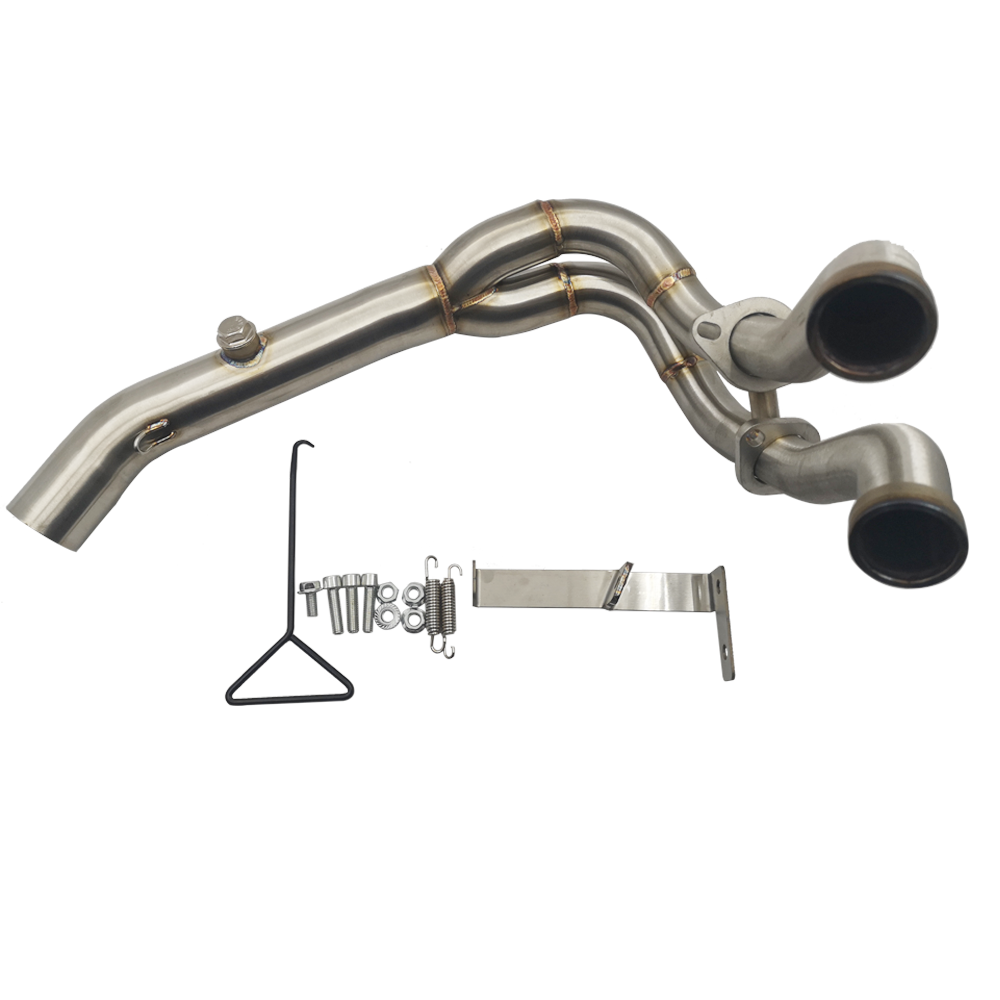 MT07 front pipe Motorcycle Exhaust Modified Front Pipe Slip-On Muffler Exhaust For MT-07 FZ-07 MT07 XSR700 2014-2019