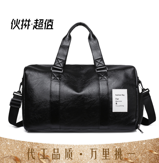 2021 Wholesale Custom designer outdoor sports travel durable pu leather duffle bags