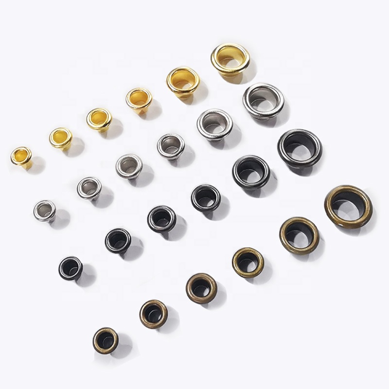 4mm 16mm Free Sample Appearal Eyelet Thick Fabric Small Size Eyelet Long Barrel Eyelets