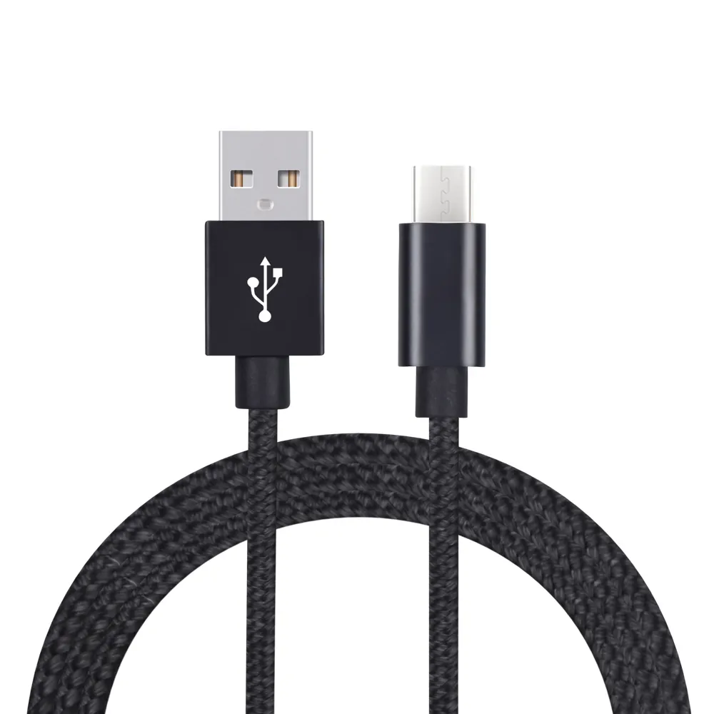 Оптовая продажа, высококачественный нейлоновый Плетеный micro USB-кабель для зарядки iPhone, 1 м/2 м/3 м, usb-кабель для зарядки