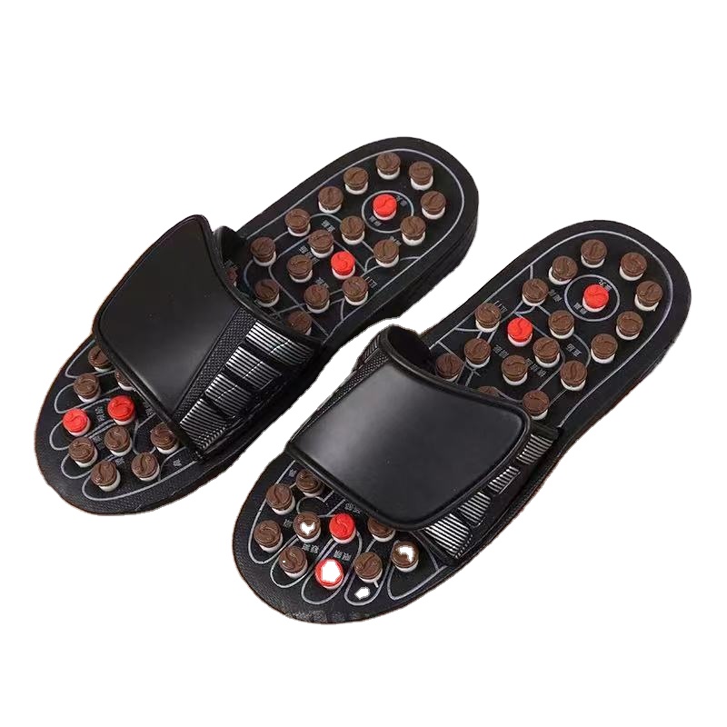 High Selling One Pair Foot Therapy Massage Shoes Rotating Foot Acupuncture Massage Shoes Slippers for Massage Use
