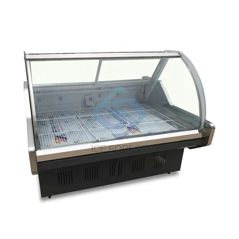 Hot sale supermarket using fresh meat display freezer fresh keeping chiller for meat