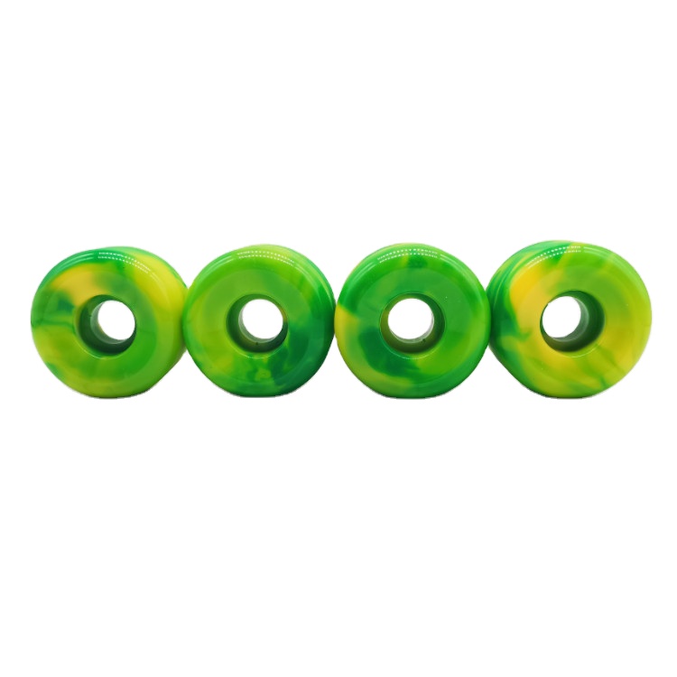 Custom skateboard wheel 54mm mixed color for skateboard and longboard