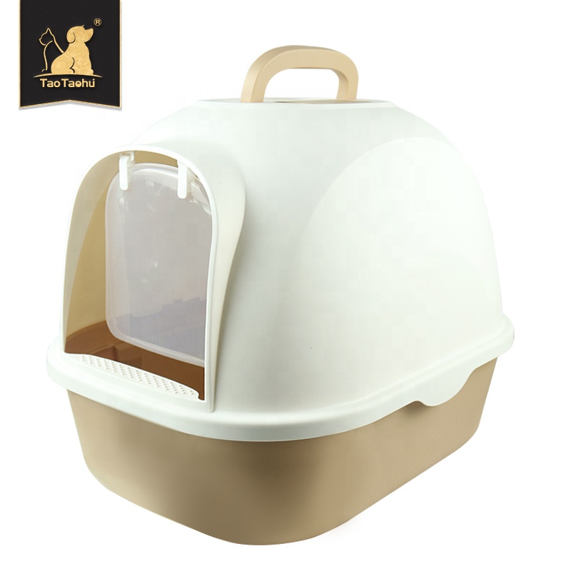 TaoTaohui Amazon's hottest retail manufacturer wholesale cleaning cat products plastic Indoor Cat Toilet cat sandbox