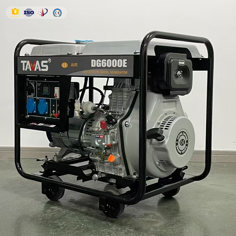 220V 1 Phase EURO 5 Power Generator Alternator diesel Generator 5kw 5.5kw Portable for Home