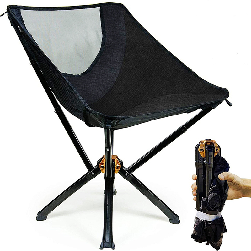 Small size outdoor travel hiking leisure low aluminium lightweight portable fishing fold durable beach camp chair with backpack