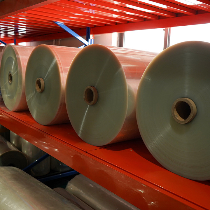 Factory Direct Sales Double Sides Matte Finish Pet Film 0.125Mm Pvc Pet Pof Boop Shrink Film Plastic In Roll