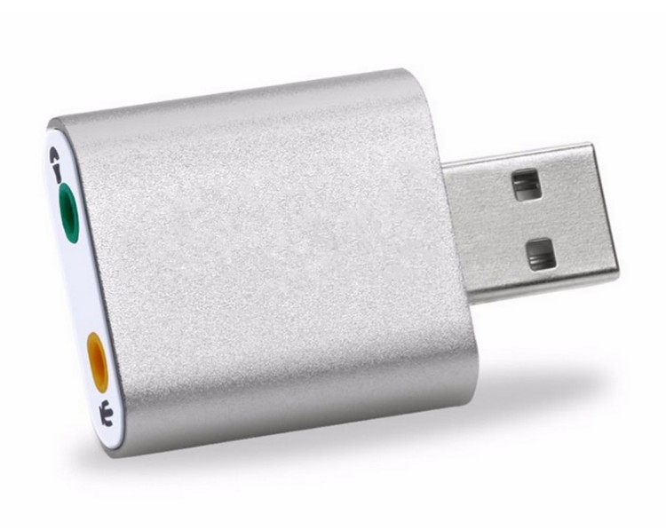 Внешняя независимая звуковая карта из алюминиевого сплава 5 7,1 usb, звуковая карта cm108