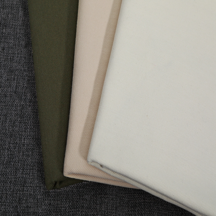 High Quality Soft Woven Washed Cotton Fabric 7*7 Thick Oblique Cotton Fabric Dyed Sustainable Twill Fabric