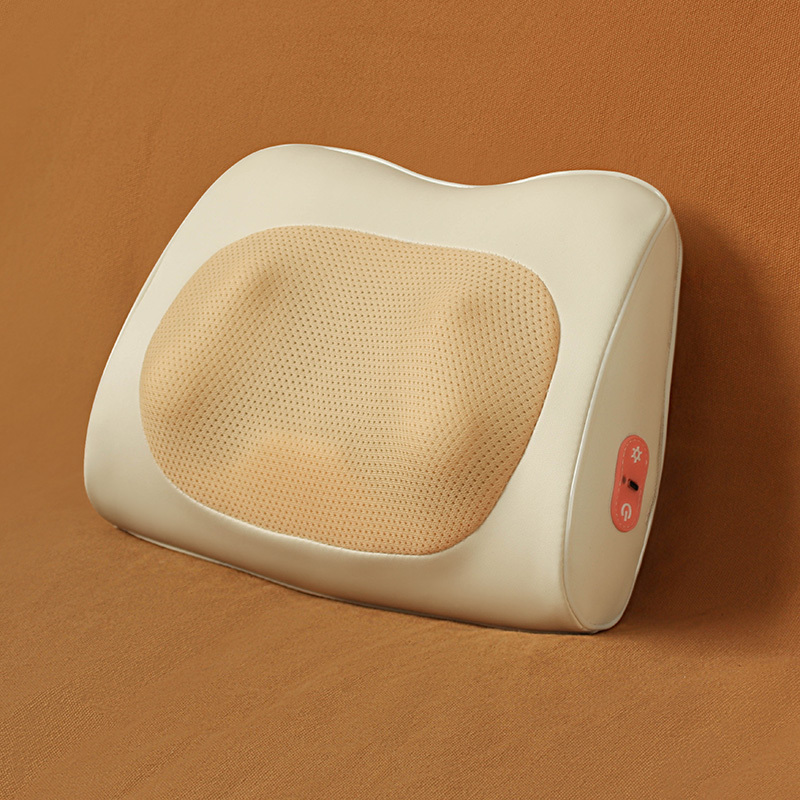 Battery-Operated Multifunctional Waist and Back Massage Cushion Kneading Massager Pillow