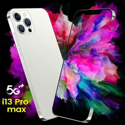 i13 PRO MAX New Release 6.7inch 16+32MP 12GB+512GB 5G Mobile Phones 6800mAh Long Standby Face Unlock Smartphones