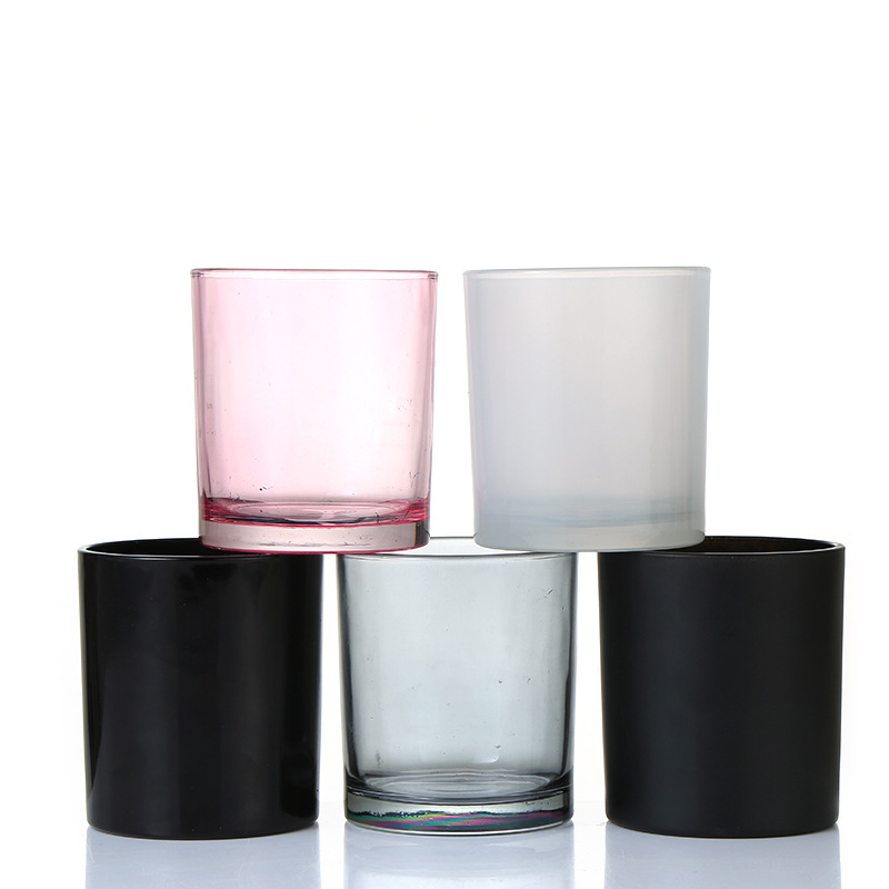 Candle jar custom design candle jars with bamboo wooden lids for home decor