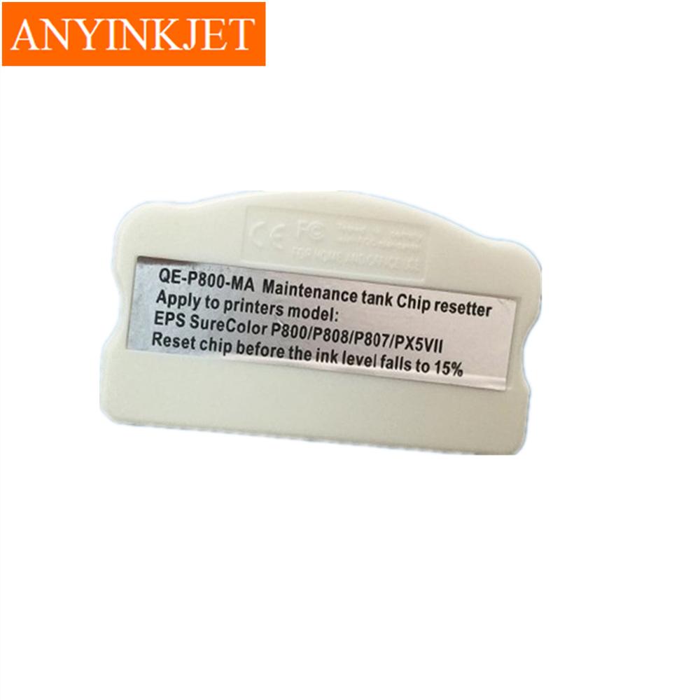 P800 T5820 отработанных обломок Resetter для Epson SureColor SC-P800 P800 P807 P808 PX5VII принтер отработанных чернил сброса чипа