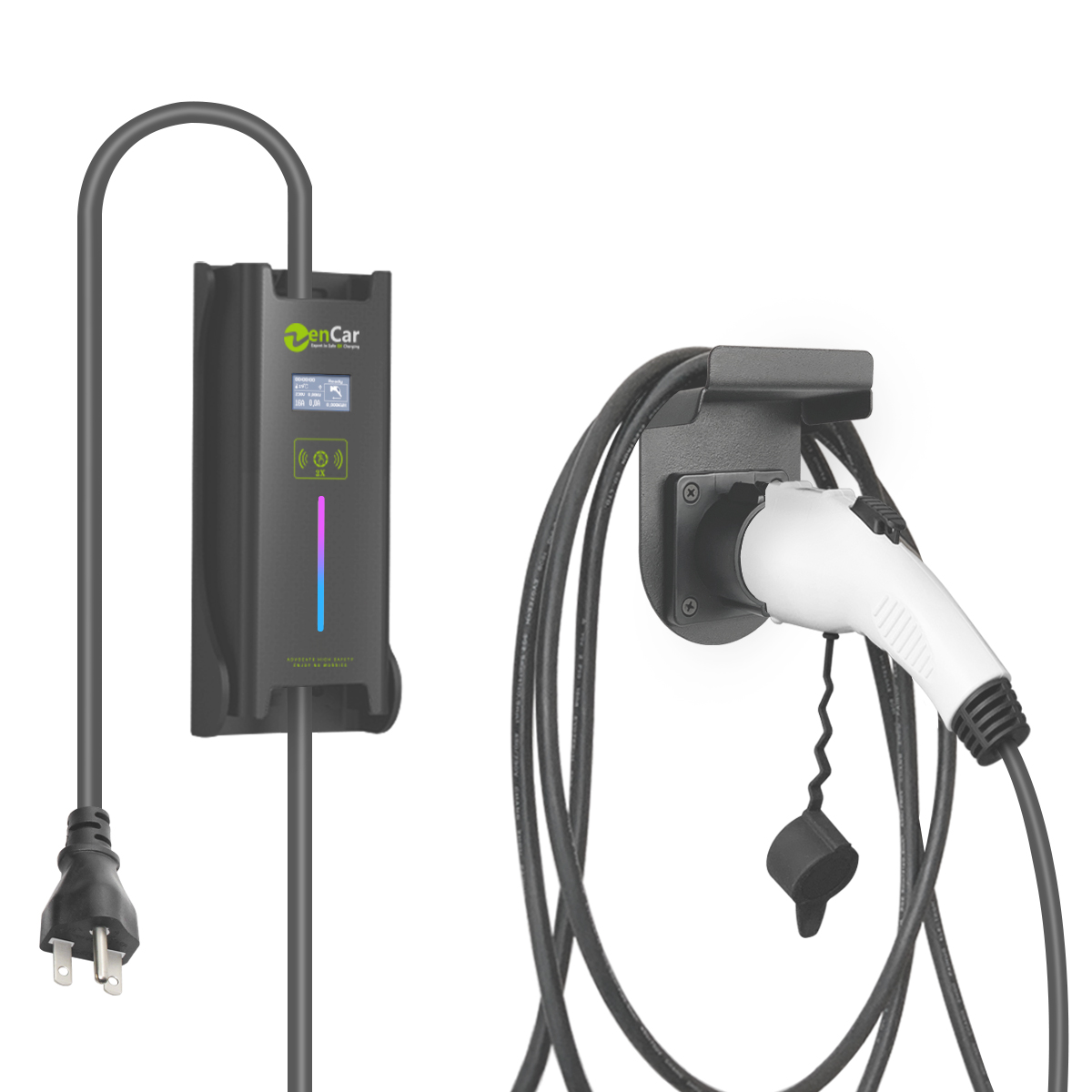 16A 1.8KW EVSE Home Level 1 Portable EV Charger J1772 with 110V NEMA 5-15 Plug