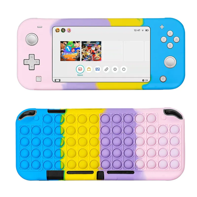Game Console Bubble Silicone Sleeve Shell Case For Switch Lite