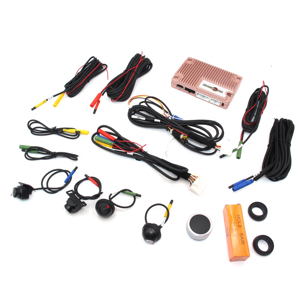 3D HD 360 Surround View System Driving With AHD Bird View Panorama System 4 Channels Car Camera 1080P DVR Night Vision