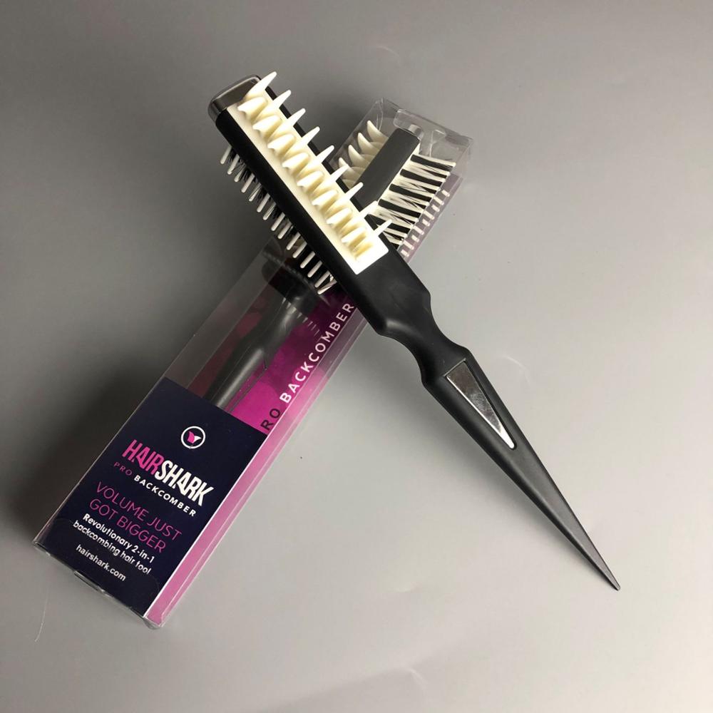 Portable Hair Styling Comb Multifuncional Combing Brush with Shark Back Instant Hairdressing Plastic Combs For women Men