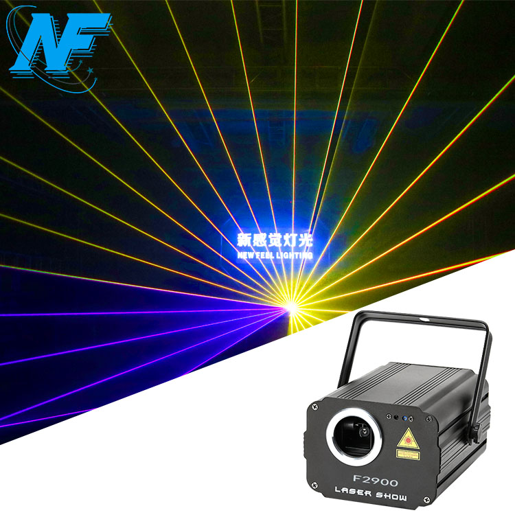 Animation Disco DJ Stage 1800MW RGB Laser Light Colorfull APP Edit Effect DMX Wedding Party Stage Lighting