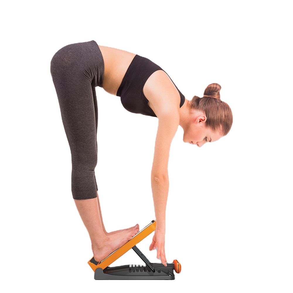ABS fitness non-slip foldable multi-functional adjustable 9 Level Stretch Slant Board