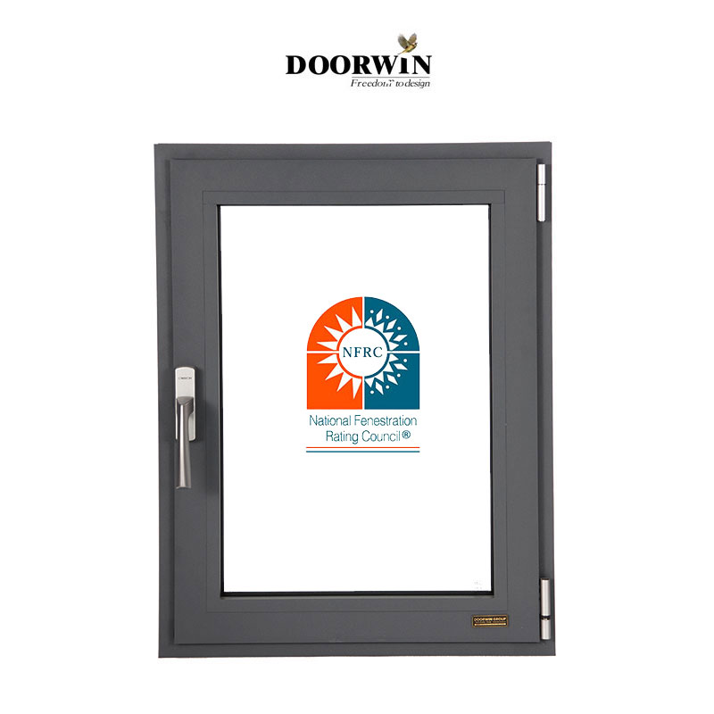 Алюминиевые Двойные закаленные окна из стекла Doorwin по низкой цене