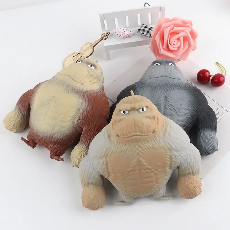 New Arrivals Autism Fidget Sensory Toy Stretchy Gorilla Latex Anti stress Squishy Toys for Kids Figurines Anime Toys Monkey