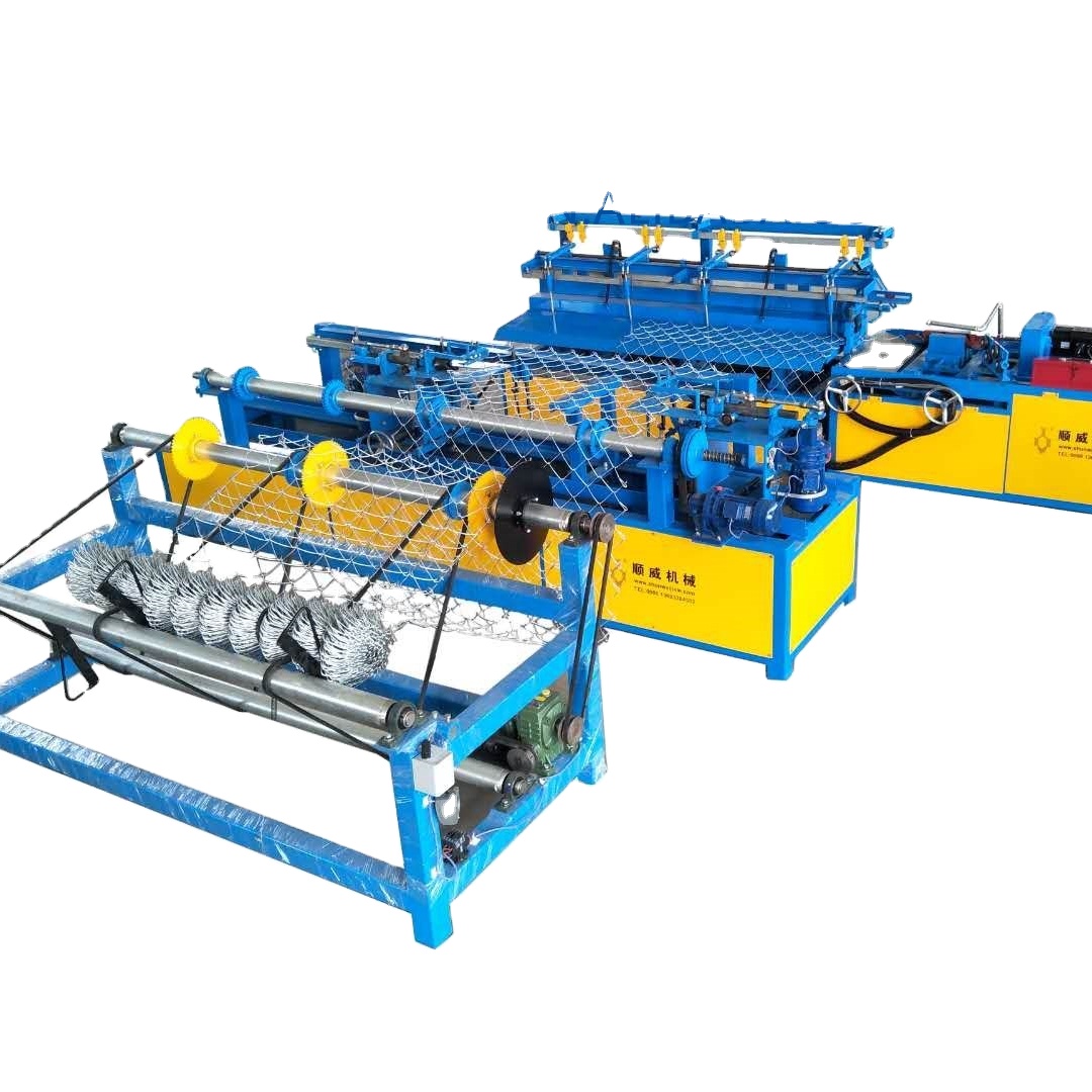Anping factory low price famous ChainLink Fence weaving Machine