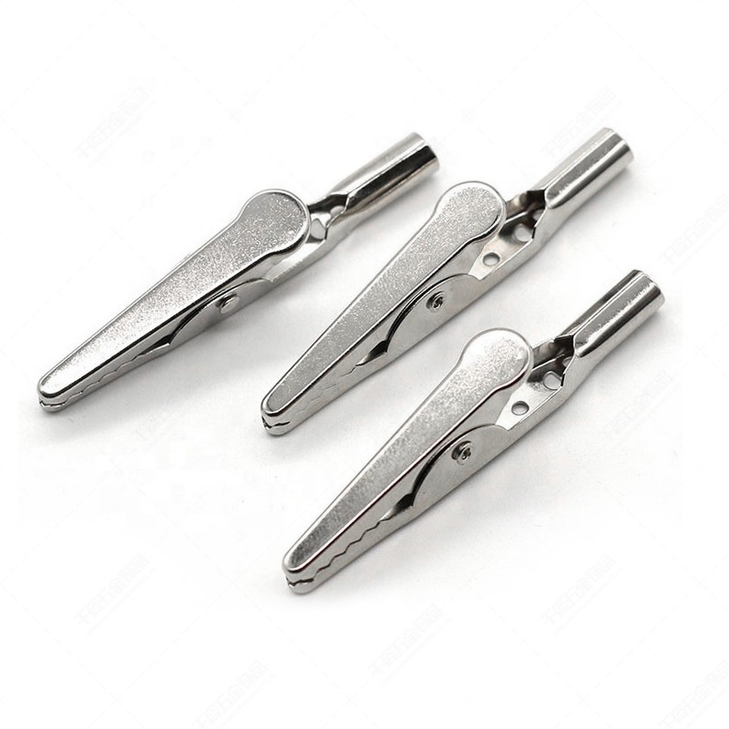 Metal Connection Clamp Mini Crocodile Clips Silver Alligator Clip for name cards photo holder note memo clip