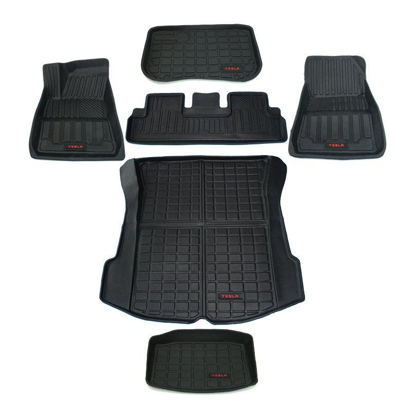 Car Floor Mats Universal Car Accessories TPE For Tesla Model 3 Car Mats