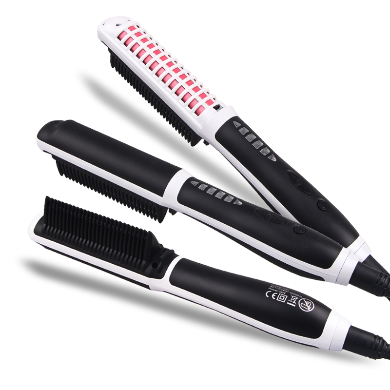 Горячая продажа! Дешевая скорость де cabelo liso быстрого нагрева ионной Плоская Металлическая электрическая щетка для волос, со страховочной сеткой