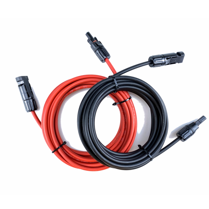 Высокое качество 12awg / 4.0mm2 DC-DC солнечные удлинитель Соединительный pv кабель 4 мм
