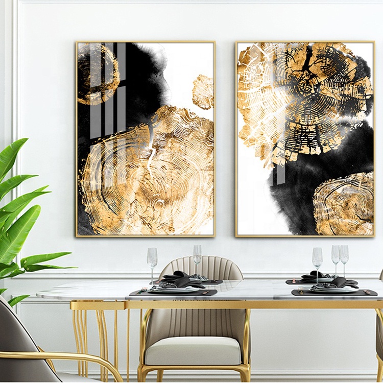 Decor Acrylic Glass Painting Design Wall Art Crystal Porcelain Painting