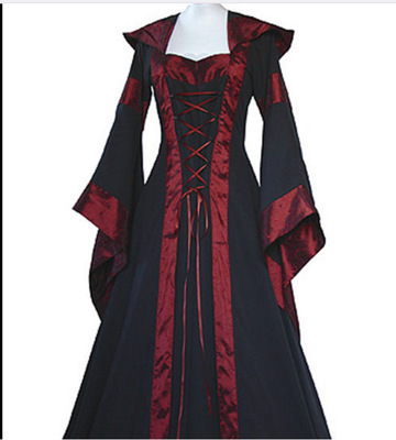 Halloween dress European and American fashion retro Renaissance Victorian women's dress