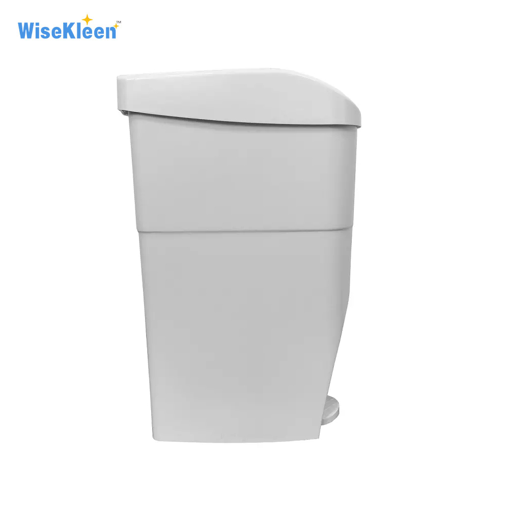 Factory OEM 18L Foot Pedal Waste Recycling Bins Feminine Hygiene Sanitary Trash Bins Plastic Trash Can
