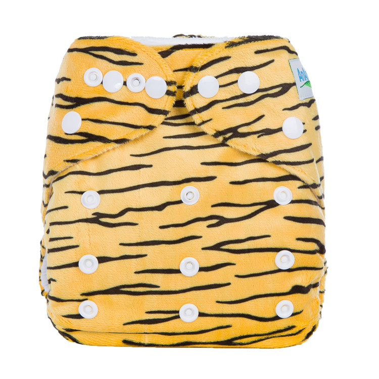AnAnBaby, мягкий детский подгузник из микрофибры, хлопковый Карманный тканевый подгузник AIO