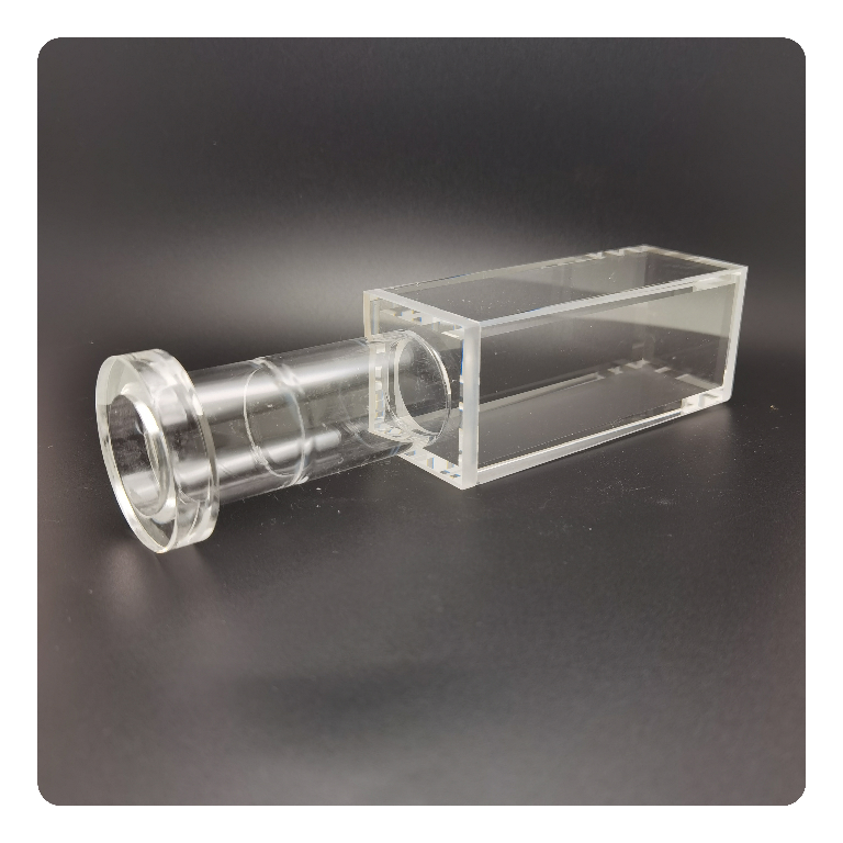 Quartz vapor cells with flange