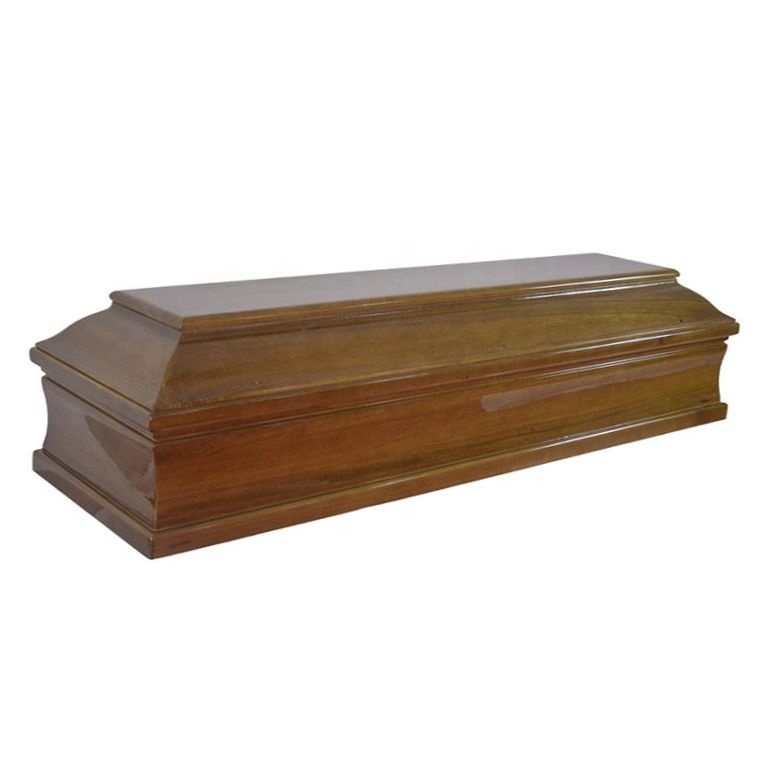 High Quality Paulownia Wooden European Style Coffin