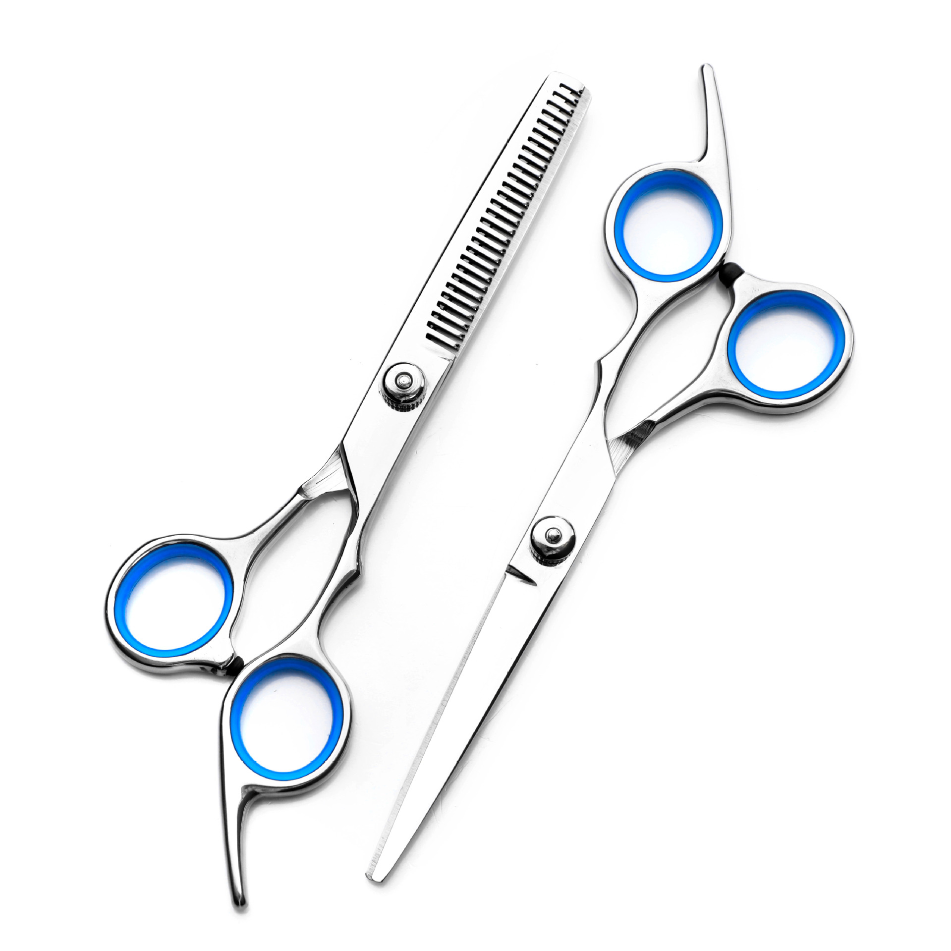 Wholesale Professional Hair Cutting Thinning Scissors Salon Hairdressing Shears Regular Flat Teeth Barber Scissors