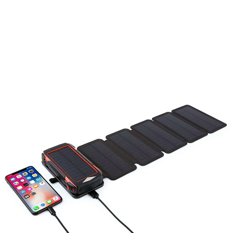 Перекрывающее зарядное устройство с USB-выходом 12 Вт, уличная Складная портативная солнечная панель 220 В, Индия