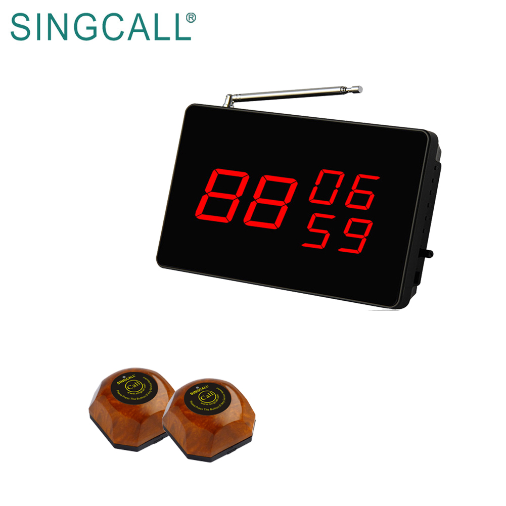 Беспроводная система вызова официанта SINGCALL для ресторана, бара, кафе, стола