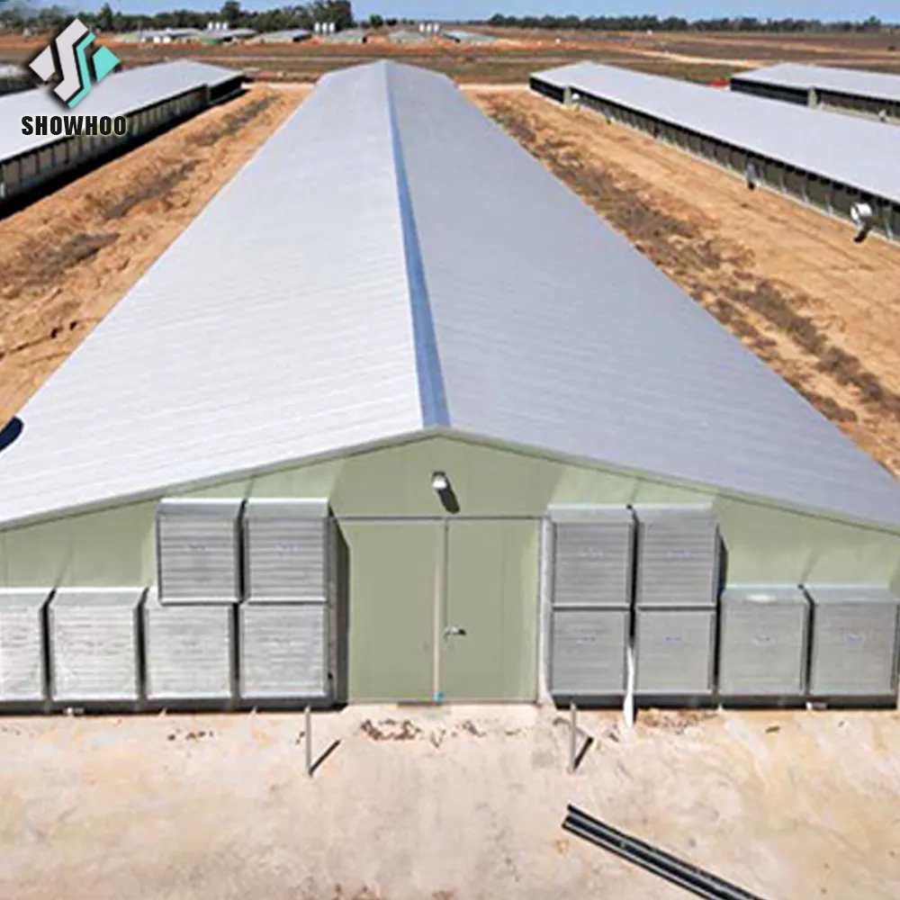 Poultry House Prefabricated Assembled Poultry Chicken Breeding House