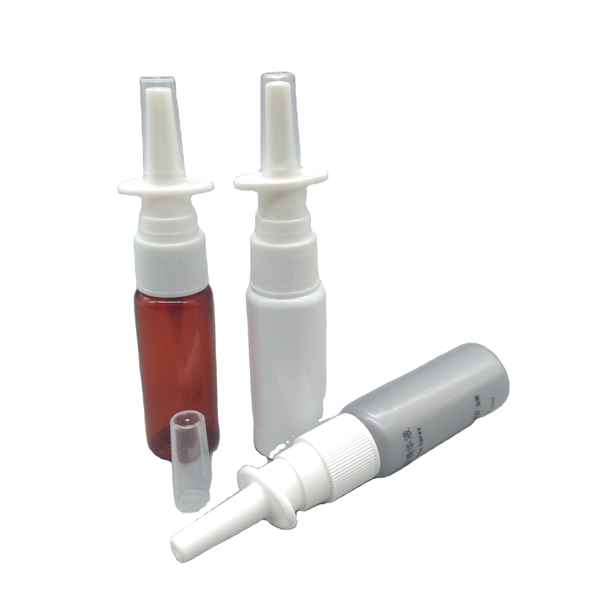 Hot Sale Pharmaceutical Packaging PET Plastic Nasal Spray Pump Bottle 10ml, 15ml 20ml, 25ml,30ml,50ml,60ml,100ml,120ml,200ml